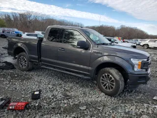2018 Ford F-150 XL with VIN 1FTEX1EP9JFE00960, listed as a Copart auction lot 86836974 with 81,255 mi miles and Salvage Title. Bid and sale history available at carsss.com. Image 4.