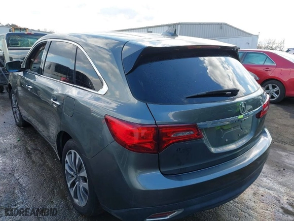 2014 Acura MDX Tech Pkg with VIN 5FRYD3H49EB015233, listed as a IAAI auction lot 41713912 with 203,495 mi miles. Bid and sale history available at carsss.com. Image 3.
