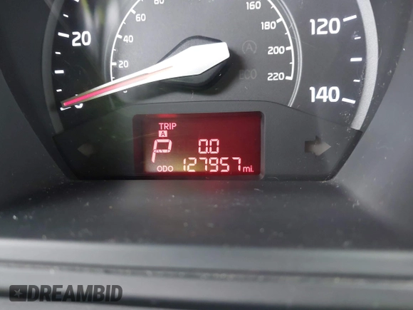 2012 Kia Rio LX with VIN KNADM4A30C6094000, listed as a IAAI auction lot 42059778 with 127,957 mi miles. Bid and sale history available at carsss.com. Image 7.