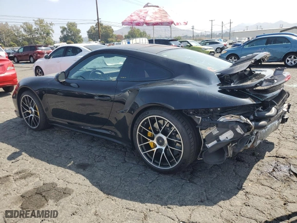 2019 Porsche 911 Turbo with VIN WP0AD2A98KS140712, listed as a Copart auction lot 70003393 with 54,904 mi miles. Bid and sale history available at carsss.com. Image 2.
