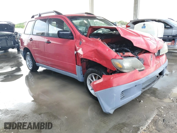 2003 Mitsubishi Outlander LS with VIN JA4LX31G53U034061, listed as a Copart auction lot 44688684 with 165,732 mi miles and Non Repairable. Bid and sale history available at carsss.com. Image 4.