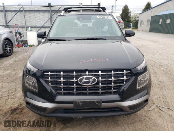 2021 Hyundai Venue SEL with VIN KMHRC8A35MU089922, listed as a Copart auction lot 53972725 with 43,979 mi miles and Salvage title. Bid and sale history available at DreamBid. Image 5.