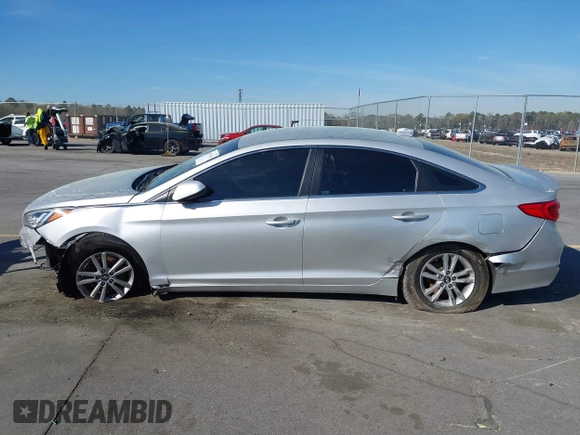 2017 Hyundai Sonata 2.4L with VIN 5NPE24AF8HH586326, listed as a IAAI auction lot 41811836 with 109,860 mi miles and . Bid and sale history available at carsss.com. Image 14.