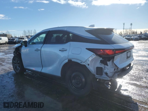 2024 Lexus RX 350h with VIN 2T2BBMCA4RC029157, listed as a Copart auction lot 46730615 with 14,693 mi miles and Salvage title. Bid and sale history available at DreamBid. Image 2.