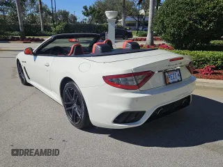 2018 Maserati GranTurismo Convertible Sport with VIN ZAM45VMA9J0312270, listed as a Copart auction lot 89176185 with 18,080 mi miles and Clean Title. Bid and sale history available at carsss.com. Image 3.
