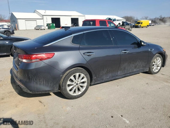 2018 Kia Optima EX with VIN 5XXGU4L30JG227298, listed as a Copart auction lot 47497265 with 126,706 mi miles and Salvage Title. Bid and sale history available at carsss.com. Image 3.