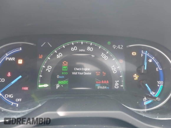 2023 Toyota RAV4 SE with VIN JTMAB3FV6PD143248, listed as a IAAI auction lot 41449290 with 89,684 mi miles and . Bid and sale history available at DreamBid. Image 7.