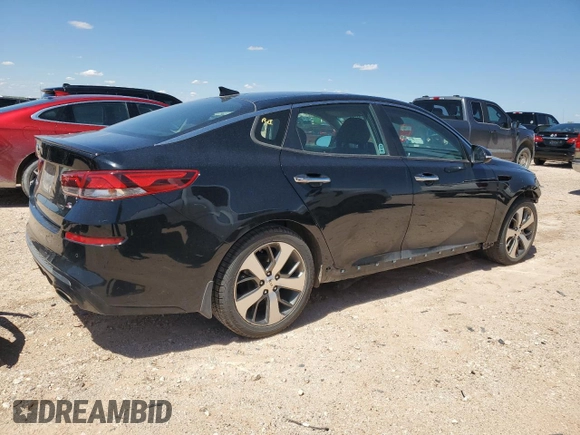 2020 Kia Optima LX with VIN 5XXGT4L34LG435674, listed as a Copart auction lot 56053795 with 98,494 mi miles and Salvage title. Bid and sale history available at DreamBid. Image 3.