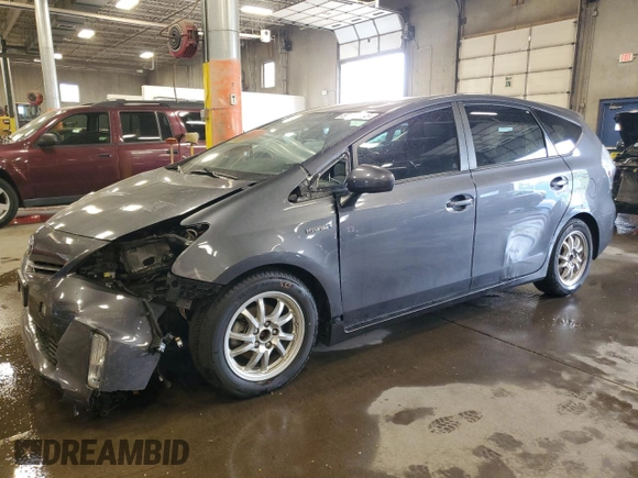 2012 Toyota Prius Two with VIN JTDZN3EU9C3044510, listed as a Copart auction lot 57397995 with 120,643 mi miles and Salvage Title. Bid and sale history available at DreamBid. Image 1.