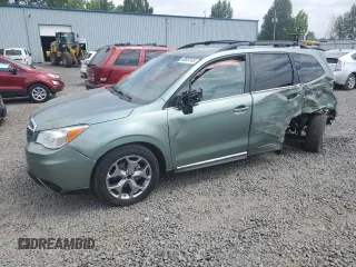 2015 Subaru Forester Touring with VIN JF2SJAUC5FH563413, listed as a Copart auction lot 60504145 with 133,123 mi miles and Salvage title. Bid and sale history available at DreamBid. Image 1.