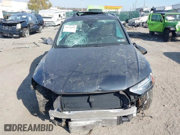 2021 Audi Q5 Premium with VIN WA1AAAFY0M2012819, listed as a IAAI auction lot 40718190 with Not provided miles and . Bid and sale history available at DreamBid. Image 11.