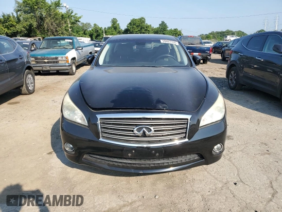 2013 Infiniti M37 with VIN JN1BY1AR7DM602061, listed as a Copart auction lot 59497154 with 124,179 mi miles and Non Repairable. Bid and sale history available at carsss.com. Image 5.