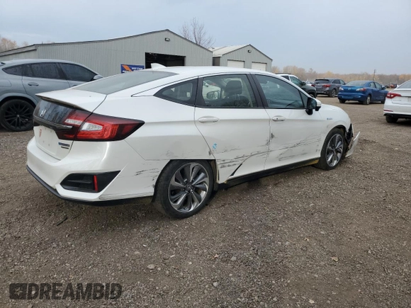 2018 Honda Clarity Plug-In Hybrid with VIN JHMZC5F12JC800082, listed as a Copart auction lot 76890794 with 211,051 mi miles and Clean Title. Bid and sale history available at carsss.com. Image 3.