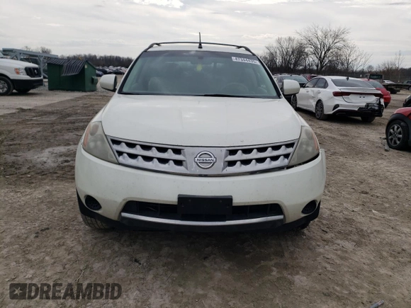 2006 Nissan Murano S with VIN JN8AZ08T96W419242, listed as a Copart auction lot 47344435 with Not Provided miles and Clean Title. Bid and sale history available at carsss.com. Image 5.