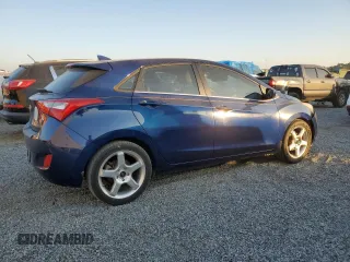 2013 Hyundai Elantra GT with VIN KMHD35LE1DU065933, listed as a Copart auction lot 75322614 with 153,381 mi miles and Salvage Title. Bid and sale history available at carsss.com. Image 3.