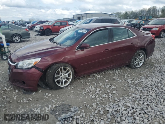 2015 Chevrolet Malibu LT with VIN 1G11C5SL4FF116722, listed as a Copart auction lot 54410635 with 178,504 mi miles and Clean Title. Bid and sale history available at DreamBid. Image 1.