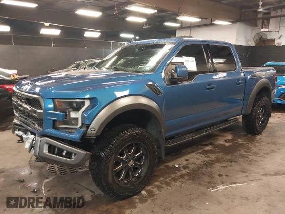 2019 Ford F-150 Raptor with VIN 1FTFW1RG9KFA40236, listed as a IAAI auction lot 41833222 with 109,231 mi miles. Bid and sale history available at carsss.com. Image 18.