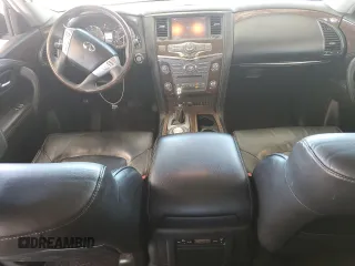 2016 Infiniti QX80 with VIN JN8AZ2NF0G9610963, listed as a Copart auction lot 47184895 with 183,836 mi miles and Salvage title. Bid and sale history available at DreamBid. Image 8.