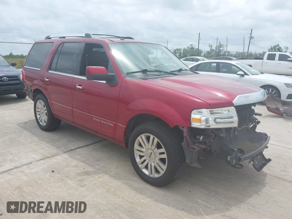 2013 Lincoln Navigator z VIN 5LMJJ2H56DEL07915, wystawiony jako IAAI lot #42138639 z przebiegiem 143 437 mil mil oraz . Historia ofert i sprzedaży dostępna na DreamBid. Obrazek 1.