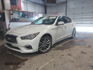 2021 Infiniti Q50 Luxe with VIN JN1EV7BR9MM752020, listed as a IAAI auction lot 41602470 with 61,392 mi miles and . Bid and sale history available at DreamBid. Image 17.