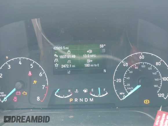 2021 Ford Transit Cargo with VIN 1FTBR1Y80MKA12125, listed as a IAAI auction lot 41773493 with 42,989 mi miles and . Bid and sale history available at DreamBid. Image 7.