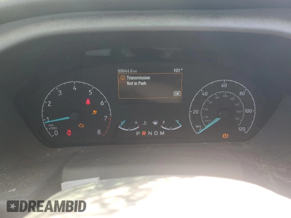 2023 Ford Transit Cargo with VIN 1FTBR1C82PKB25179, listed as a Copart auction lot 64972374 with 89,944 mi miles and Salvage Title. Bid and sale history available at DreamBid. Image 9.