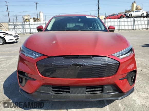 2021 Ford Mustang Mach-E Select with VIN 3FMTK1SS9MMA59428, listed as a Copart auction lot 58368865 with 46,718 mi miles and Salvage title. Bid and sale history available at DreamBid. Image 5.