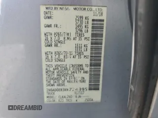 2019 Nissan Frontier SV with VIN 1N6AD0ER3KN724395, listed as a Copart auction lot 54251045 with 64,360 mi miles and Non repairable. Bid and sale history available at DreamBid. Image 13.