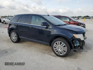 2010 Ford Edge Limited with VIN 2FMDK3KC4ABA45569, listed as a Copart auction lot 49705195 with 92,917 mi miles and Salvage Title. Bid and sale history available at carsss.com. Image 4.