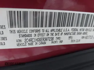 2014 Chrysler Town & Country S with VIN 2C4RC1HG6ER307238, listed as a IAAI auction lot 41852666 with 131,301 mi miles. Bid and sale history available at carsss.com. Image 9.