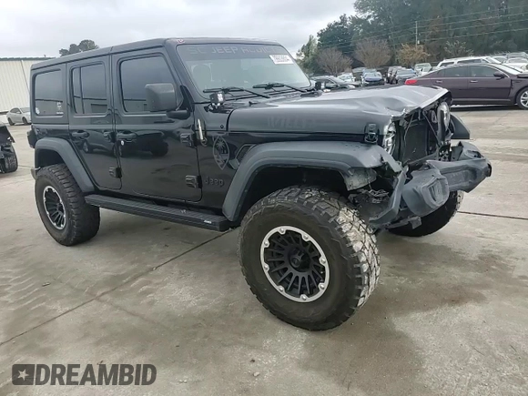 2020 Jeep Wrangler Unlimited Sport Altitude with VIN 1C4HJXDGXLW241744, listed as a Copart auction lot 79903604 with 44,461 mi miles and Salvage title. Bid and sale history available at DreamBid. Image 11.
