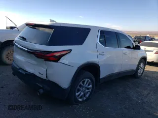 2023 Chevrolet Traverse LS with VIN 1GNEVFKW5PJ224260, listed as a Copart auction lot 87762735 with 40,689 mi miles and Salvage Title. Bid and sale history available at carsss.com. Image 3.
