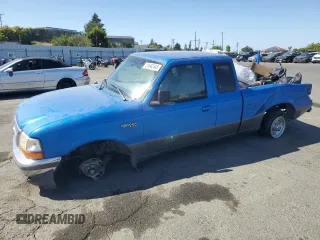 1998 Ford Ranger XL with VIN 1FTYR14U1WPA48036, listed as a Copart auction lot 61642445 with 118,907 mi miles and Salvage title. Bid and sale history available at DreamBid. Image 1.