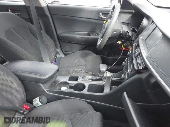 2018 Kia Optima LX with VIN 5XXGT4L34JG242597, listed as a IAAI auction lot 41999383 with 1 mi miles. Bid and sale history available at carsss.com. Image 5.