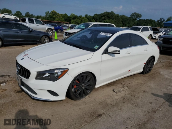 2018 Mercedes-Benz CLA 250 with VIN WDDSJ4GBXJN639792, listed as a Copart auction lot 62102235 with 96,261 mi miles and Salvage title. Bid and sale history available at DreamBid. Image 1.