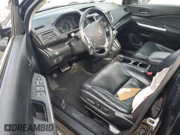 2015 Honda CR-V EX-L with VIN 2HKRM4H7XFH667125, listed as a Copart auction lot 47731145 with 134,682 mi miles and Salvage Title. Bid and sale history available at carsss.com. Image 8.