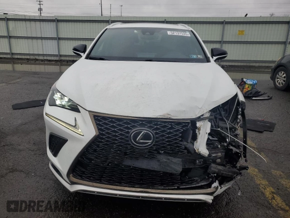 2020 Lexus NX 300 F Sport z VIN JTJSARDZ8L5015532, wystawiony jako Copart lot #52137535 z przebiegiem 14 602 mil mil oraz Szkoda całkowita • Salvage title. Historia ofert i sprzedaży dostępna na DreamBid. Obrazek 5.