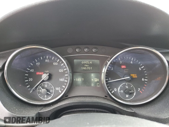 2008 Mercedes-Benz R 3.5L with VIN 4JGCB65EX8A086790, listed as a Copart auction lot 51023835 with 146,701 mi miles and Salvage Title. Bid and sale history available at carsss.com. Image 9.