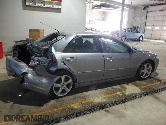 2008 Mazda 6 i Sport VE with VIN 1YVHP80C385M42447, listed as a Copart auction lot 54915095 with 110,038 mi miles and Salvage Title. Bid and sale history available at DreamBid. Image 3.