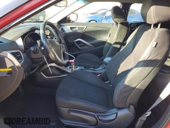 2017 Hyundai Veloster with VIN KMHTC6AD2HU322311, listed as a Copart auction lot 86637864 with 127,604 mi miles and Salvage Title. Bid and sale history available at carsss.com. Image 7.