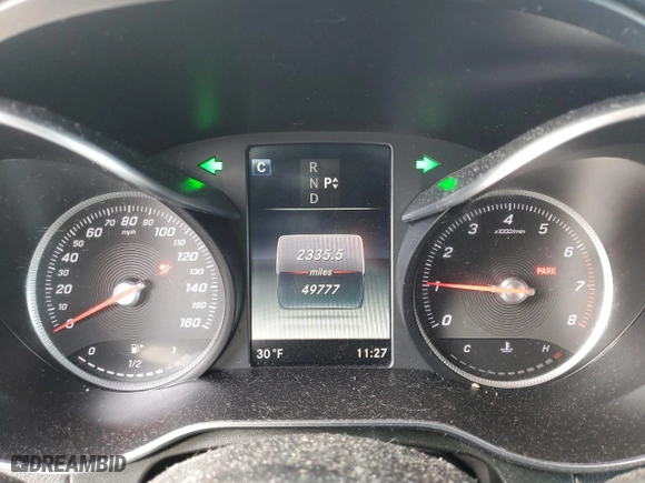 2019 Mercedes-Benz GLC with VIN WDC0G4KB6KF668753, listed as a Copart auction lot 41807015 with 49,777 mi miles and Salvage Title. Bid and sale history available at carsss.com. Image 9.