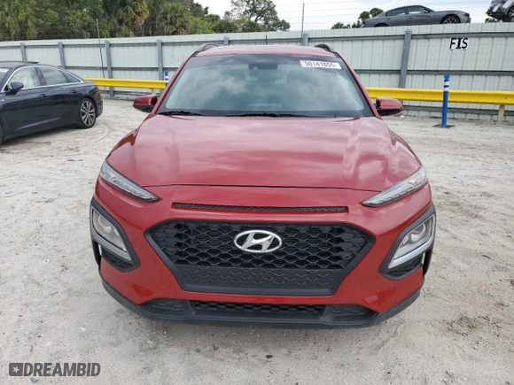 2020 Hyundai Kona SEL with VIN KM8K22AA6LU408775, listed as a Copart auction lot 50141055 with 22,278 mi miles and Non Repairable. Bid and sale history available at carsss.com. Image 5.