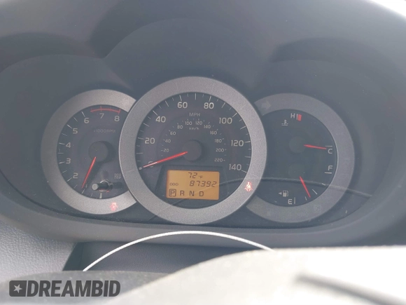2012 Toyota RAV4 Sport with VIN JTMRF4DV2C5057309, listed as a IAAI auction lot 41809274 with 87,392 mi miles. Bid and sale history available at carsss.com. Image 7.