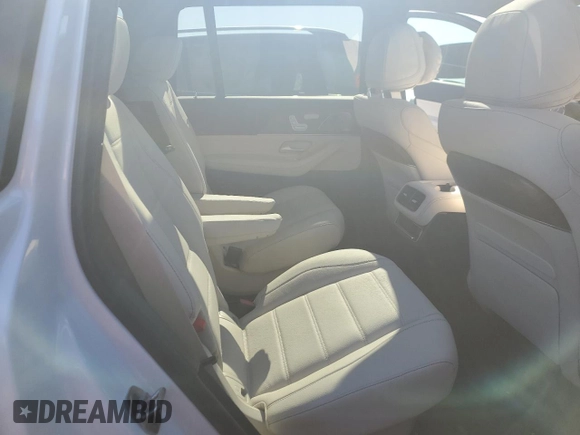2025 Mercedes-Benz GLS with VIN 4JGFF5KEXSB300520, listed as a Copart auction lot 85600354 with 273 mi miles and Salvage Title. Bid and sale history available at carsss.com. Image 10.