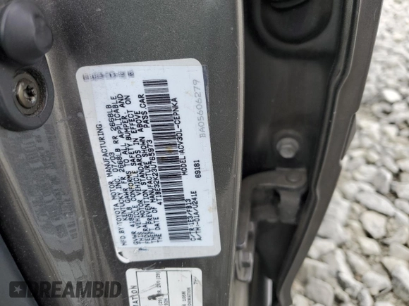 2003 Toyota Camry LE with VIN 4T1BE32K23U765973, listed as a Copart auction lot 54613145 with 226,030 mi miles and Salvage Title. Bid and sale history available at DreamBid. Image 12.