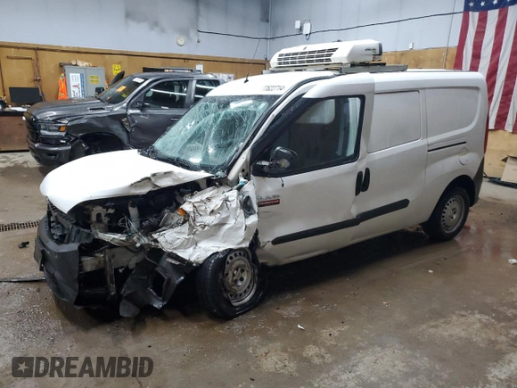 2018 Ram ProMaster City Cargo Van Tradesman with VIN ZFBERFAB1J6J66110, listed as a Copart auction lot 77622714 with 155,683 mi miles and Clean Title. Bid and sale history available at carsss.com. Image 1.