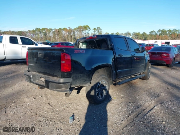 2021 Chevrolet Colorado 4WD Z71 with VIN 1GCPTDE19M1134150, listed as a IAAI auction lot 41018578 with 1 mi miles. Bid and sale history available at carsss.com. Image 4.