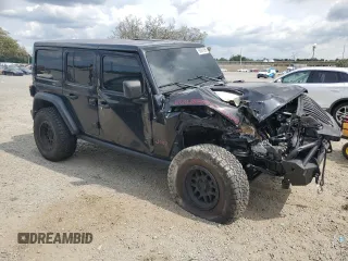 2020 Jeep Wrangler Unlimited Rubicon with VIN 1C4HJXFN2LW218258, listed as a Copart auction lot 55951655 with 64,588 mi miles and Non repairable. Bid and sale history available at DreamBid. Image 4.
