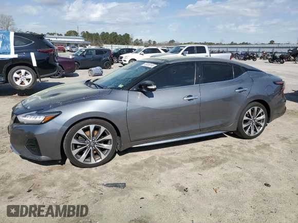 2019 Nissan Maxima Platinum z VIN 1N4AA6AV7KC381982, wystawiony jako Copart lot #49388165 z przebiegiem 70 322 mil mil oraz Szkody całkowita. Historia ofert i sprzedaży dostępna na DreamBid. Obrazek 1.