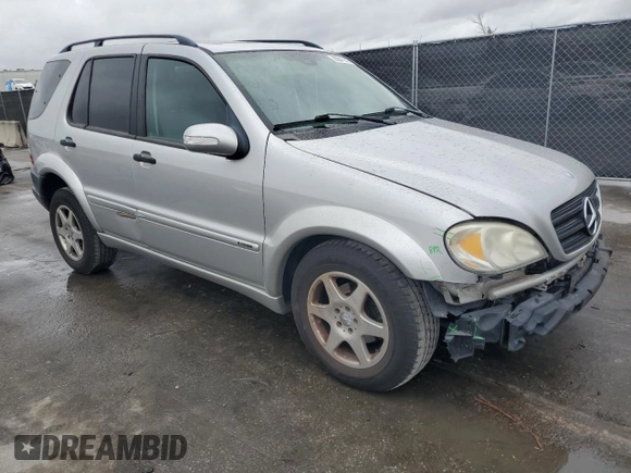 2003 Mercedes-Benz M-Class 3.2L with VIN 4JGAB54EX3A383294, listed as a Copart auction lot 88241985 with 163,244 mi miles and Salvage Title. Bid and sale history available at carsss.com. Image 4.